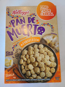 Breakfast Cereal Kellogs Pan De Muerto Bread of the Dead Breakfast Cereal FindyourCereal.com