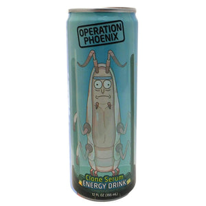 Rick and Morty Clone Serum Energy Drink Case of 12